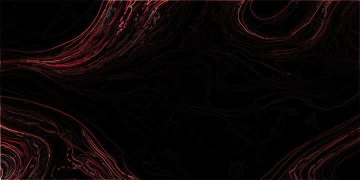 Vector Veins of Crimson: An abstract artwork depicting swirling, crimson veins against a deep, dark canvas, evoking feelings of depth and intricate complexity. Design