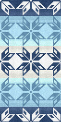 Scandinavian style seamless mosaic tiles pattern