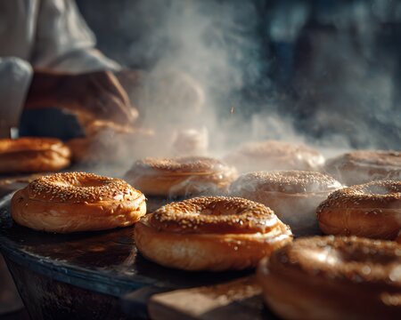 Savoring aromatic scent of saffron infused milk pastry Karachi's Sheermal rise like gaseous cloud of spice into misty morn clean professional stock photo sharp macro photography style cinematic