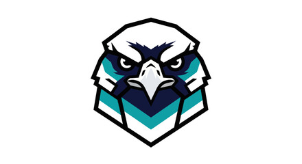 Fototapeta premium Eagle head mascot vector illustration