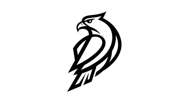 Eagle logo design on white