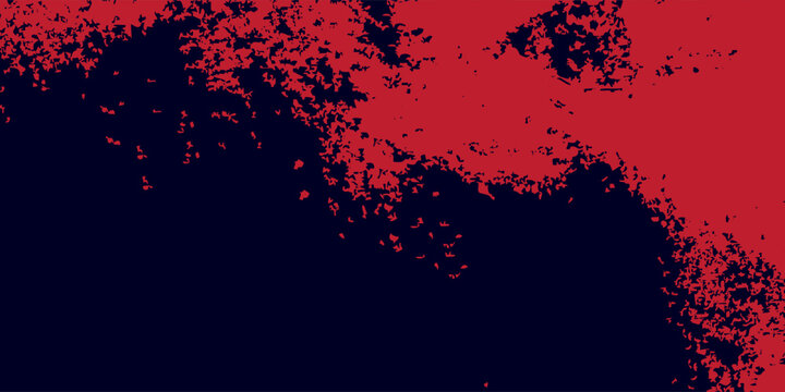red vector layout with flat lines on backround blue. Decorative shining illustration with lines on abstract template.