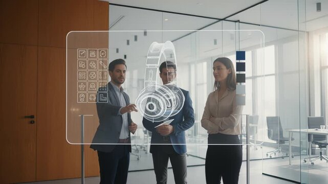 Design Group Inspects Augmented Version Within Bright Office