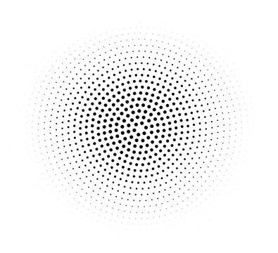 Dense Dot Pattern Scatter Artwork Design