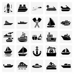 The World Of Water Travel – From Majestic Sailing Ships And Cruise Liners To Agile Jetskis And Powerful Submarines. © Arju