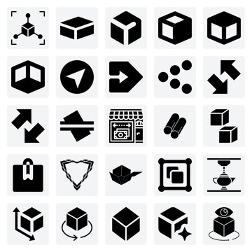 3D Box And Cube Visuals &ndash; Empty And Solid Forms For Product Packaging Mockups And Logistics-Themed Designs.