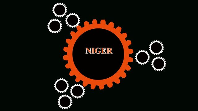 Flag of niger with orange, white, and green stripes suitable for presentations, educational materials, graphics, website design, social media posts.