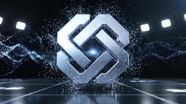 Silver Abstract Logo Design