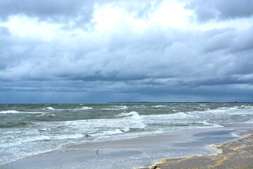 Meer, Welle, Wolken, Wetter