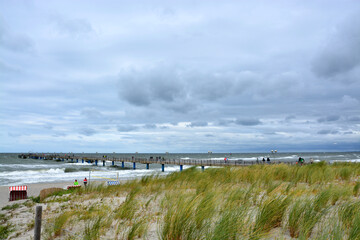 Strand, D&uuml;ne, Meer, Brandung