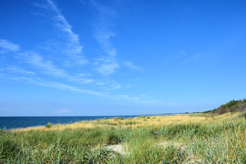 Strand, D&uuml;ne, Meer, Himmel