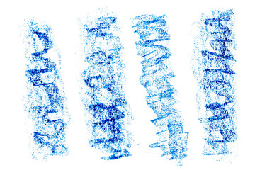 Ink roller brush strokes textures. Punk rock wall grunge paint stripes print. Brayer black lines. Thick rectangle stamps set. Chalk wide underlines. Vector smear labels background. Graffiti elements.
