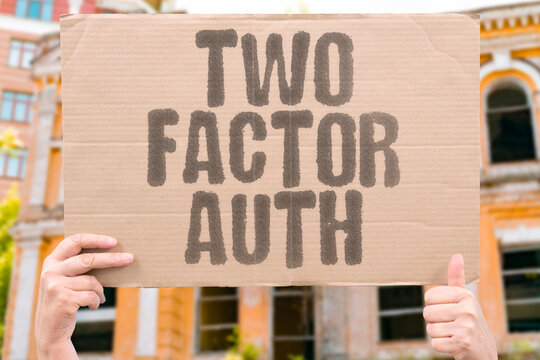 "Two Factor Auth" Extra security layer for accounts. EXTRA. SECURITY. LAYER. ACCOUNTS. FACTOR.