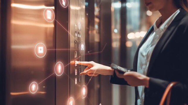User engaging with a smart device voiceactivated booking system showcasing handsfree interaction for effortless reservation management.