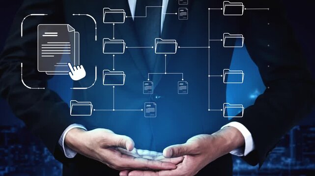Digital file structure showing folder organization, file hierarchy, and document arrangement. File structure supports management, improves access, and file structure enhances clarity. Marrow