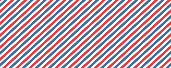 Vintage airmail postcard back template with diagonal blue and red stripe. Travel post card blank backside. Air mail envelope frame with postage place. Vector illustration isolated on white