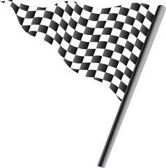 checkered flag vector