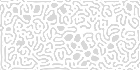 Fototapeta premium Abstract seamless vector pattern with vintage floral elements and textured maze lines for decorative fabric wallpaper and textile art illustration