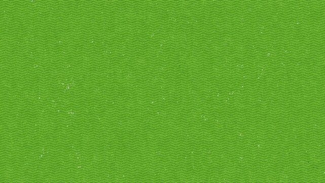 Raw Green Wavy Stop Motion Paper Texture With Stains Loop