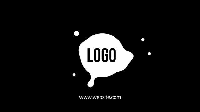 Blob Logo Reveal 1 &ndash; Organic Shape Animation Opener for Brand Identity Motion Graphics and Video Intro