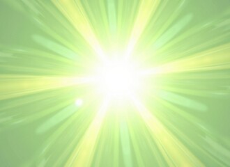 Obraz premium Emerald Radiance Burst of Light