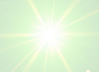 Emerald Radiance Burst of Light