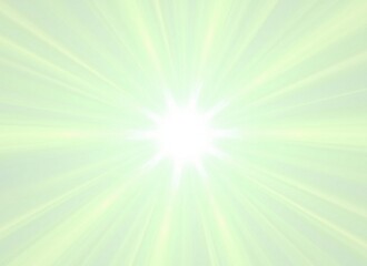 Emerald Radiance Burst of Light