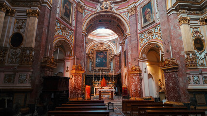 Obraz premium Historical Mdina Old Town in Malta on sunny day