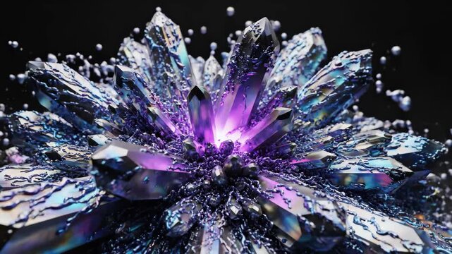 Crystals - A Mesmerizing Display of Light and Color.
