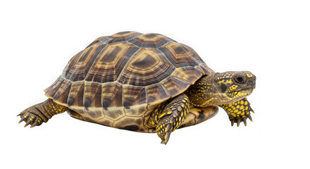Obraz premium A box turtle with a dark background