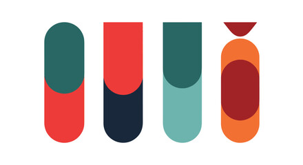 Bookmark Line art color outline design