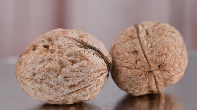 video of a walnut in its shell