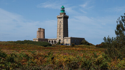 Der Leuchtturm von Cap Frehel in der Bretagne