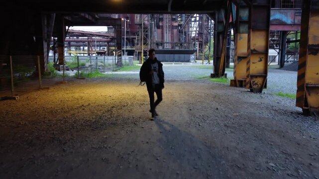 Urbex. Urban Exploration. Walking Abandoned Socialist Factory. Hazard. Czechoslovakia