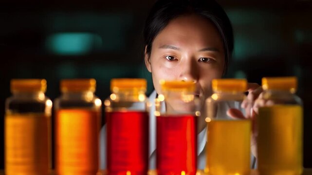Medium shot of researcher adjusting pH levels during chemical neutralization focusing on stabilizing reactive oxidizers for safer handling and disposal