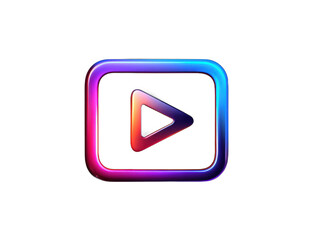 video icon isolated on a transparent background 