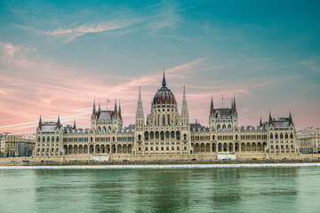 Obraz premium Escapada invernal por Budapest, Hungría