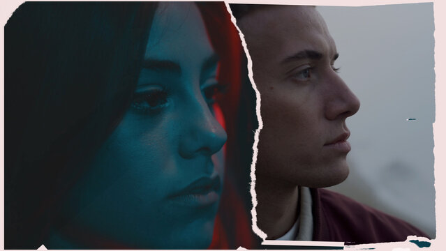 Torn Paper Split Screen 06