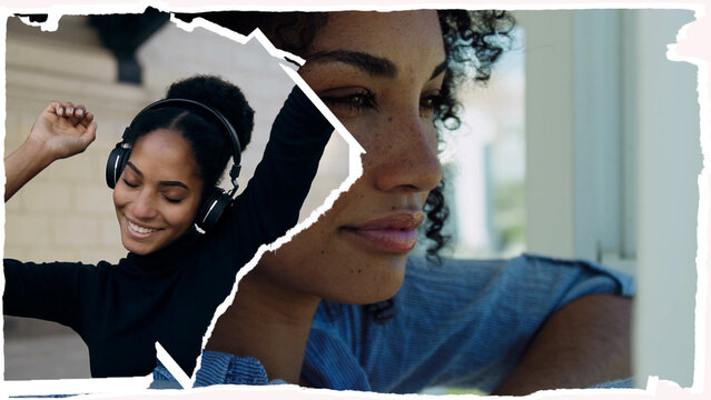 Torn Paper Split Screen 05