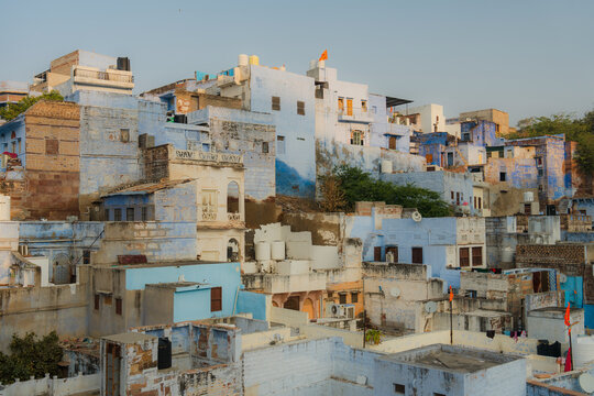 Cityscape of Jodhpur - blue city in India 