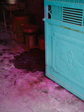 Manufacturing site of incense sticks in Viet Nam