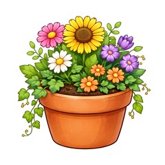 Fototapeta premium flower in pot