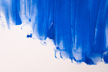 青色の絵の具の背景	