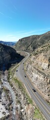 A UAV Drone Aerial Survey of  The Mill Creek Strand of the San Andreas Fault in California along Highway 38 near Forest Falls and Yucaipa looking at the landforms caused by Plate Tectonics 