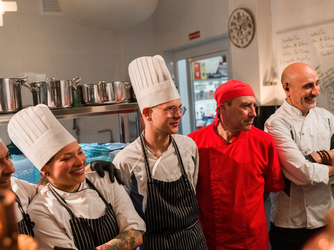 Kitchen staff portrait 