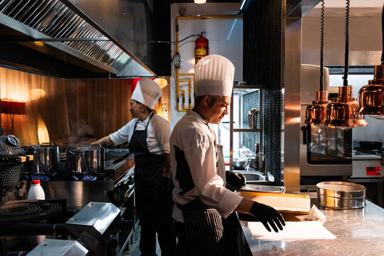 Candid chefs portrait 
