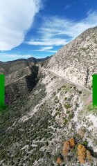 A UAV Drone Aerial Survey of  The Mill Creek Strand of the San Andreas Fault in California along Highway 38 near Forest Falls and Yucaipa looking at the landforms caused by Plate Tectonics 