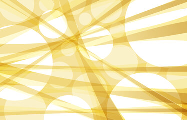 パステルのようなゴールドの色を基本に曲線と円が重なる模様の柄でデザインした幻想的でファンタジーなベクターのイラスト画像で装飾、背景、壁紙、テクスチャ等に使えるグラフィック素材