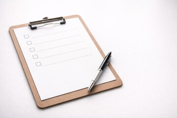 Service and Maintenance Checklist with Copy Space for Inspection Concept