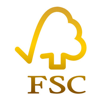 FSC Logo Tree Checkmark Certification Symbol.
